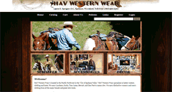 Desktop Screenshot of havwesternwear.com